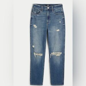 Hollister Ultra High Rise Ripped Jeans Medium Wash 3R